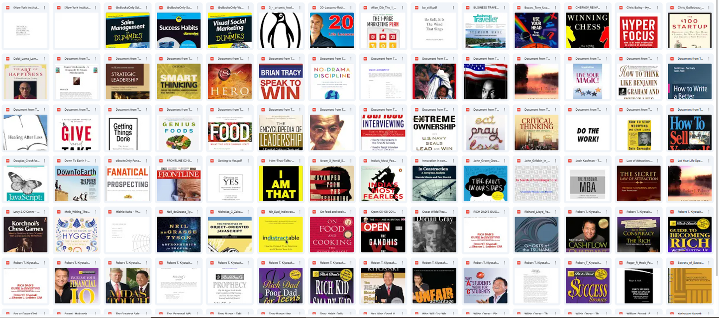500+ Life-Transforming Ebooks PDF Bundle | Self-Help, Business, Health & More