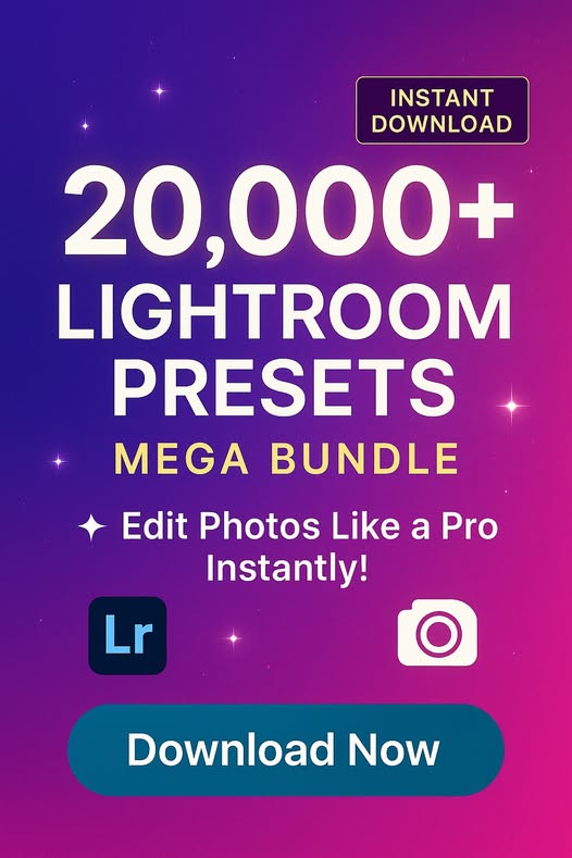 20,000+ Lightroom Presets Mega Bundle | Edit Photos Like a Pro Instantly